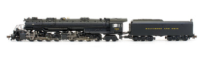 Pre-Owned N EM1 2-8-8-4 B&O Steam Locomotive (Later Small Dome)- Road #7628 - DCC Sound