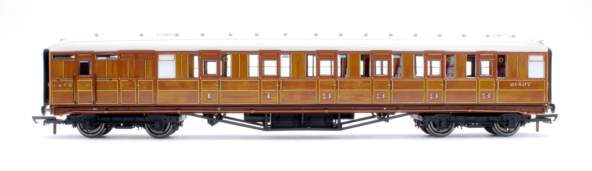 Pre-Owned LNER Gresley Corridor Teak Coaches Brake 3rd No.21437