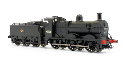 Pre-Owned Class 3F 43728 BR Black Late Crest Steam Locomotive - Renumbered