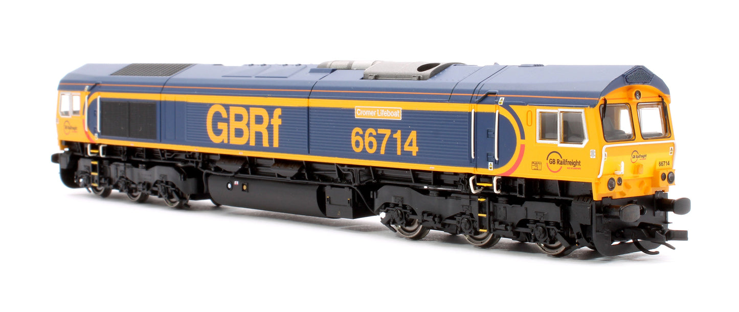 Pre-Owned TT3016M Class 66 Co-Co 66714 'Cromer Lifeboat' GBRf Diesel Locomotive - DCC Sound