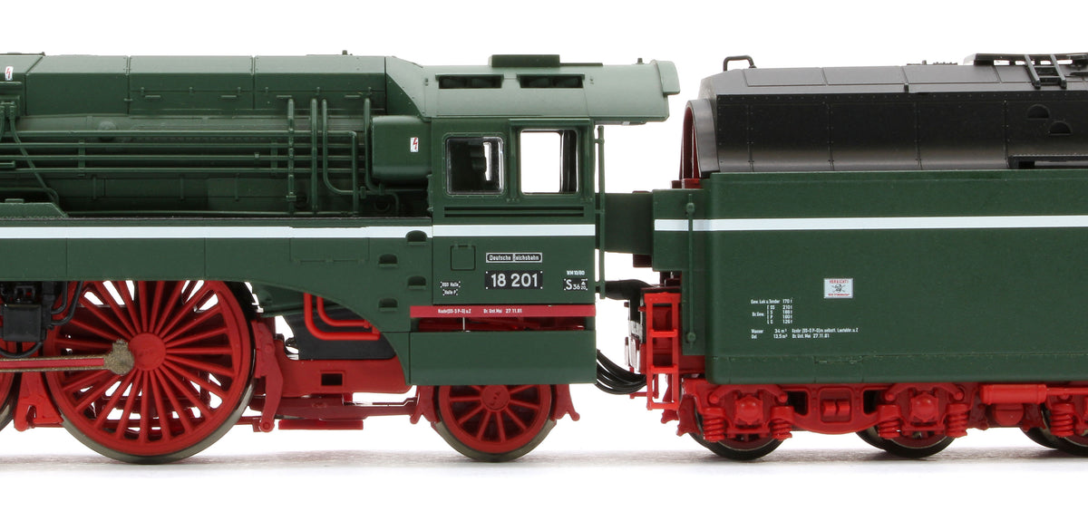 Roco 7190017 DR BR18 IV 201 Steam Locomotive - DCC Sound