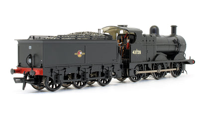 Pre-Owned Class 3F 43728 BR Black Late Crest Steam Locomotive - Renumbered