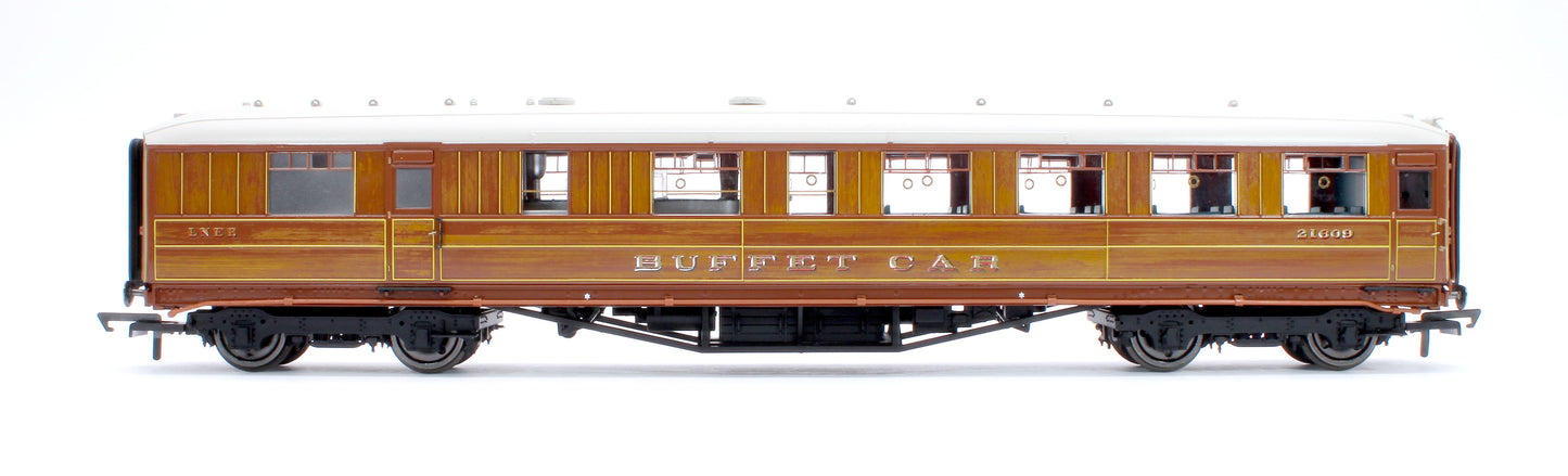 LNER Gresley Corridor Teak Coaches Buffet No.21609