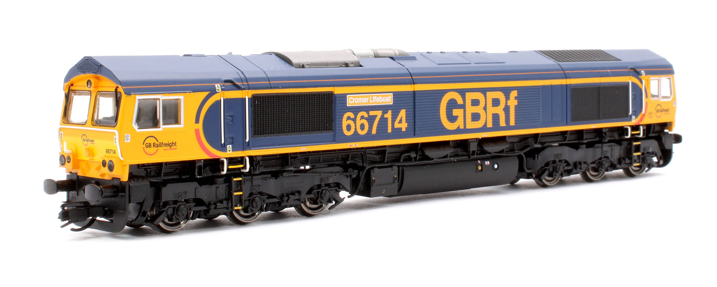 Class 66 Co-Co 66714 'Cromer Lifeboat' GBRf Diesel Locomotive