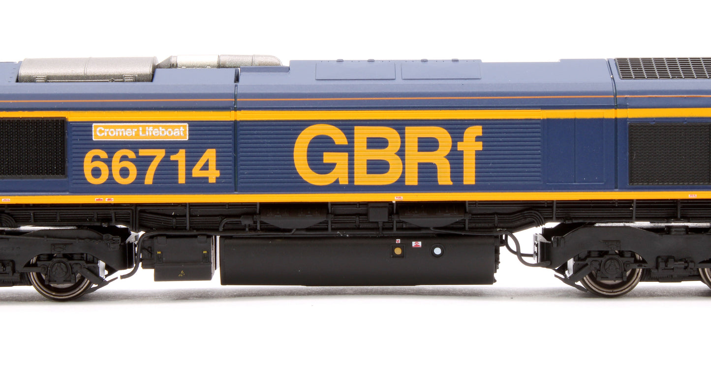 Pre-Owned TT3016M Class 66 Co-Co 66714 'Cromer Lifeboat' GBRf Diesel Locomotive - DCC Sound