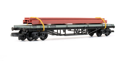 Pre-Owned Bogie Bolster Wagon BR - With Girder Load
