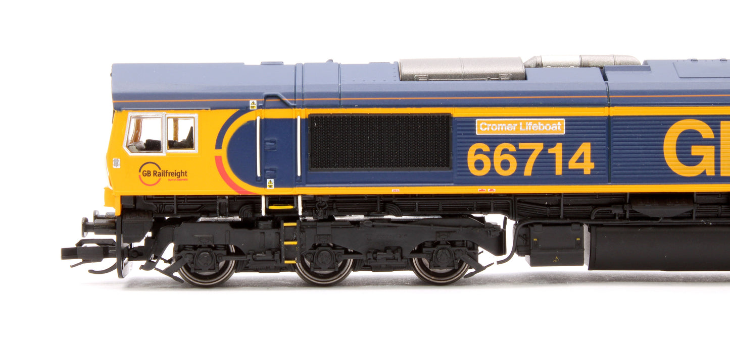 Pre-Owned TT3016M Class 66 Co-Co 66714 'Cromer Lifeboat' GBRf Diesel Locomotive - DCC Sound