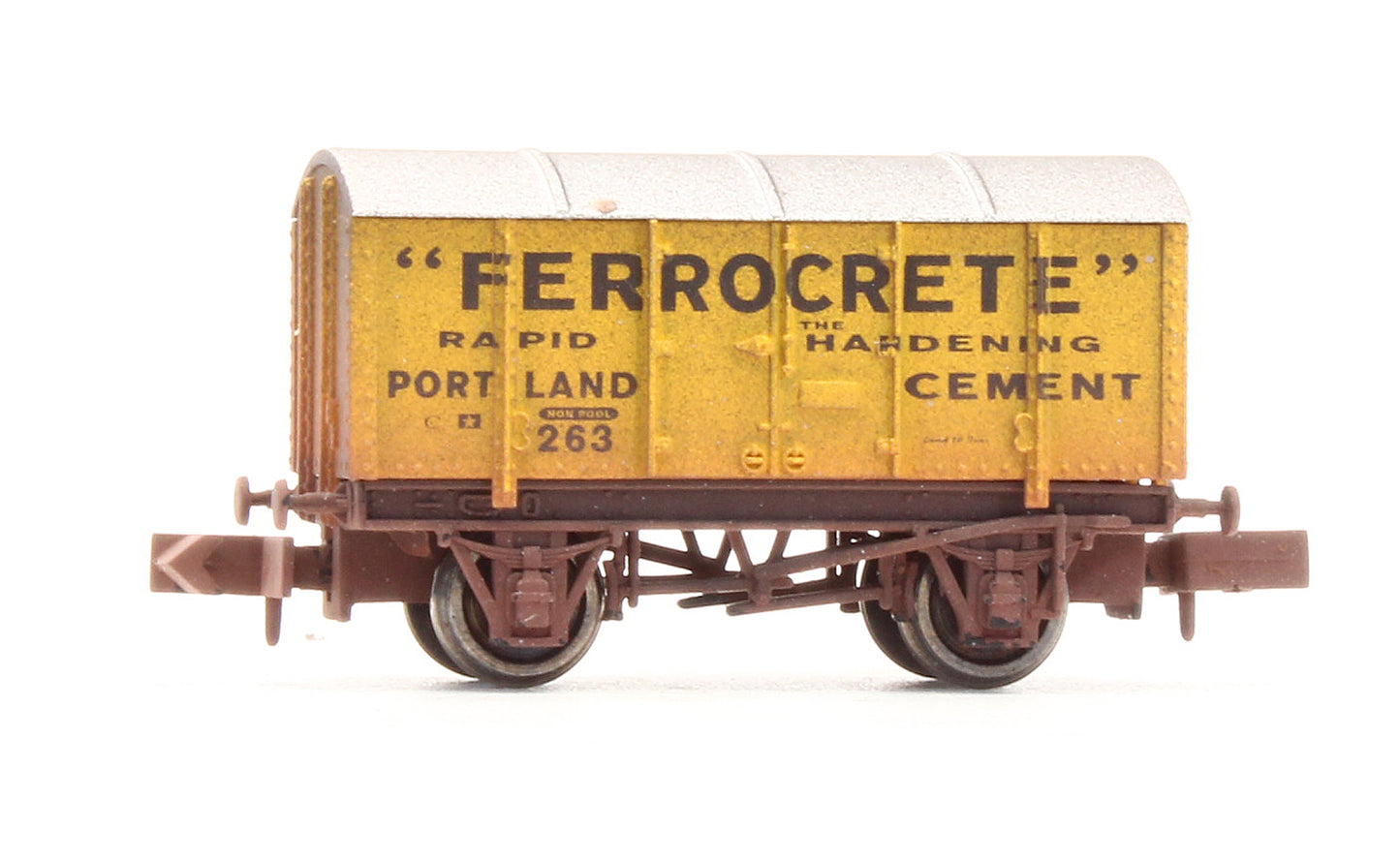 Pre-Owned ''Ferrocrete' Gunpowder Van No.263 - Weathered