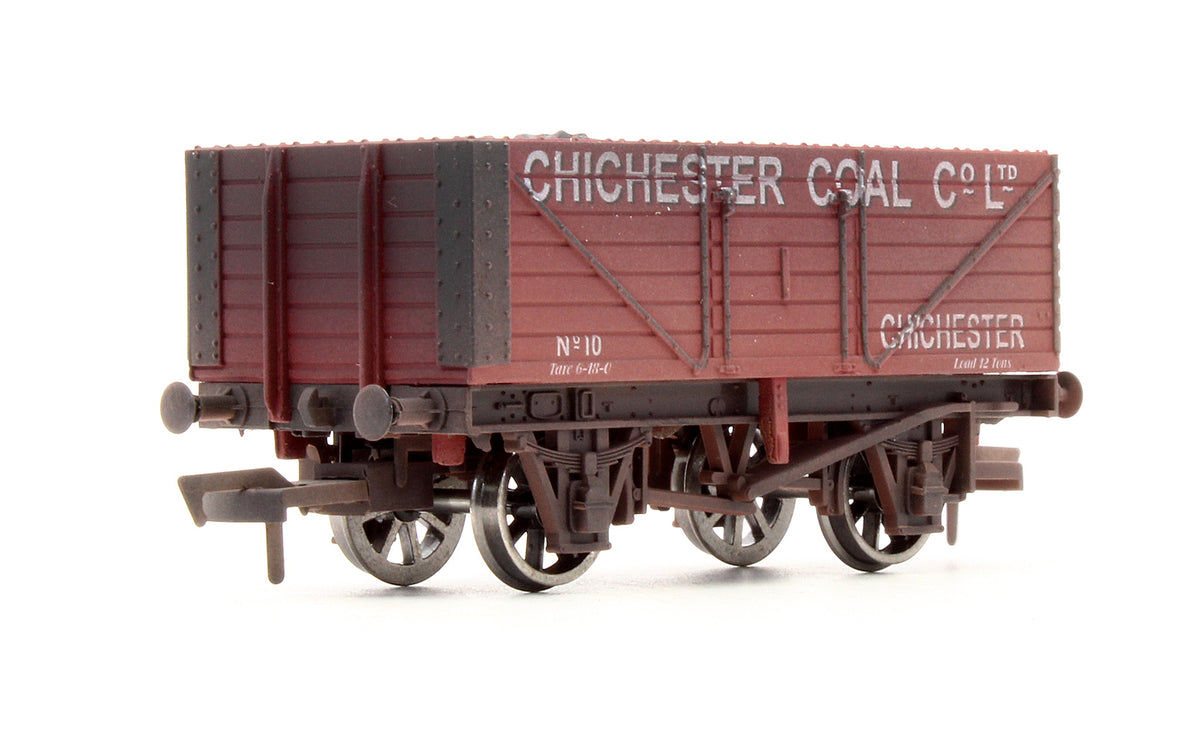 Pre-Owned 7 Plank Wagon 'Chichester Coal Co Ltd' No.10 - Weathered