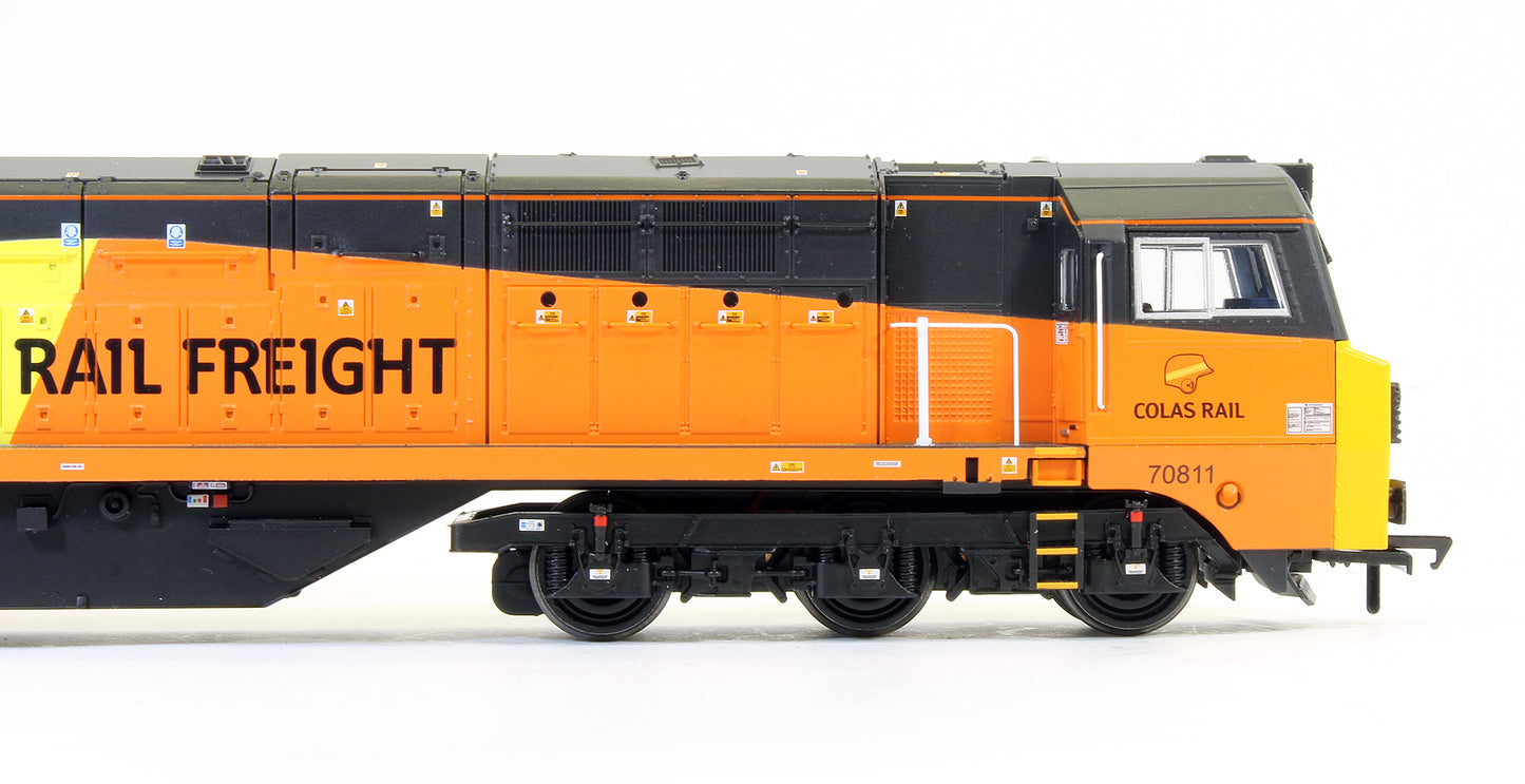 Pre-owned Class 70 with Air Intake Modifications 70811 Colas Rail Freight Diesel Locomotive
