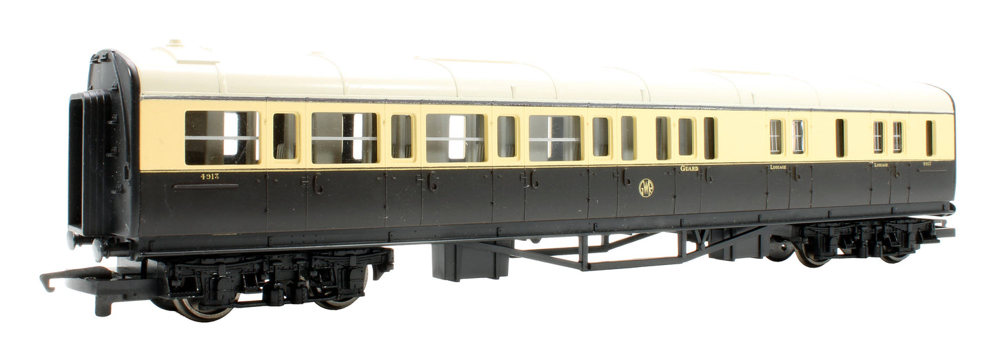 Pre-Owned R457 GWR Brake 3rd Coach Chocolate/Cream '4913'