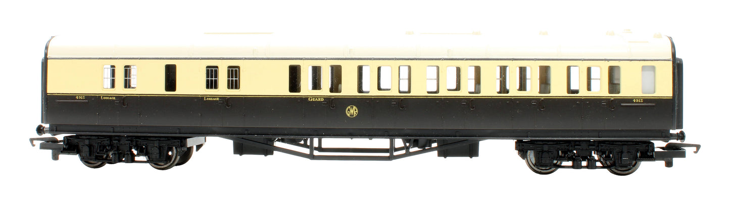 Pre-Owned R457 GWR Brake 3rd Coach Chocolate/Cream '4913'