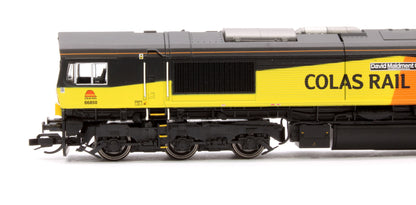 Pre-Owned TT3019M Class 66 Co-Co 66850 'David Maidment OBE' Colas Rail Diesel Locomotive