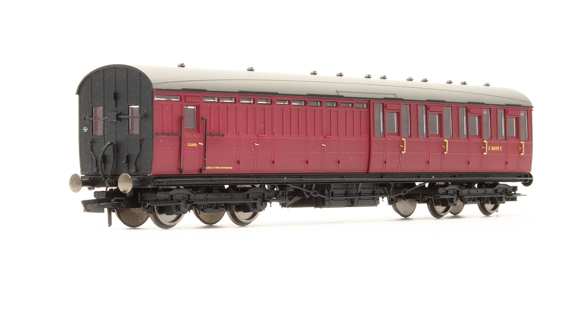 Pre-Owned BR Gresley Suburban 3rd Class Brake Coach 'E 86109 E'