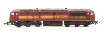 Pre-Owned EWS Class 56105 Diesel Locomotive - Custom Weathered