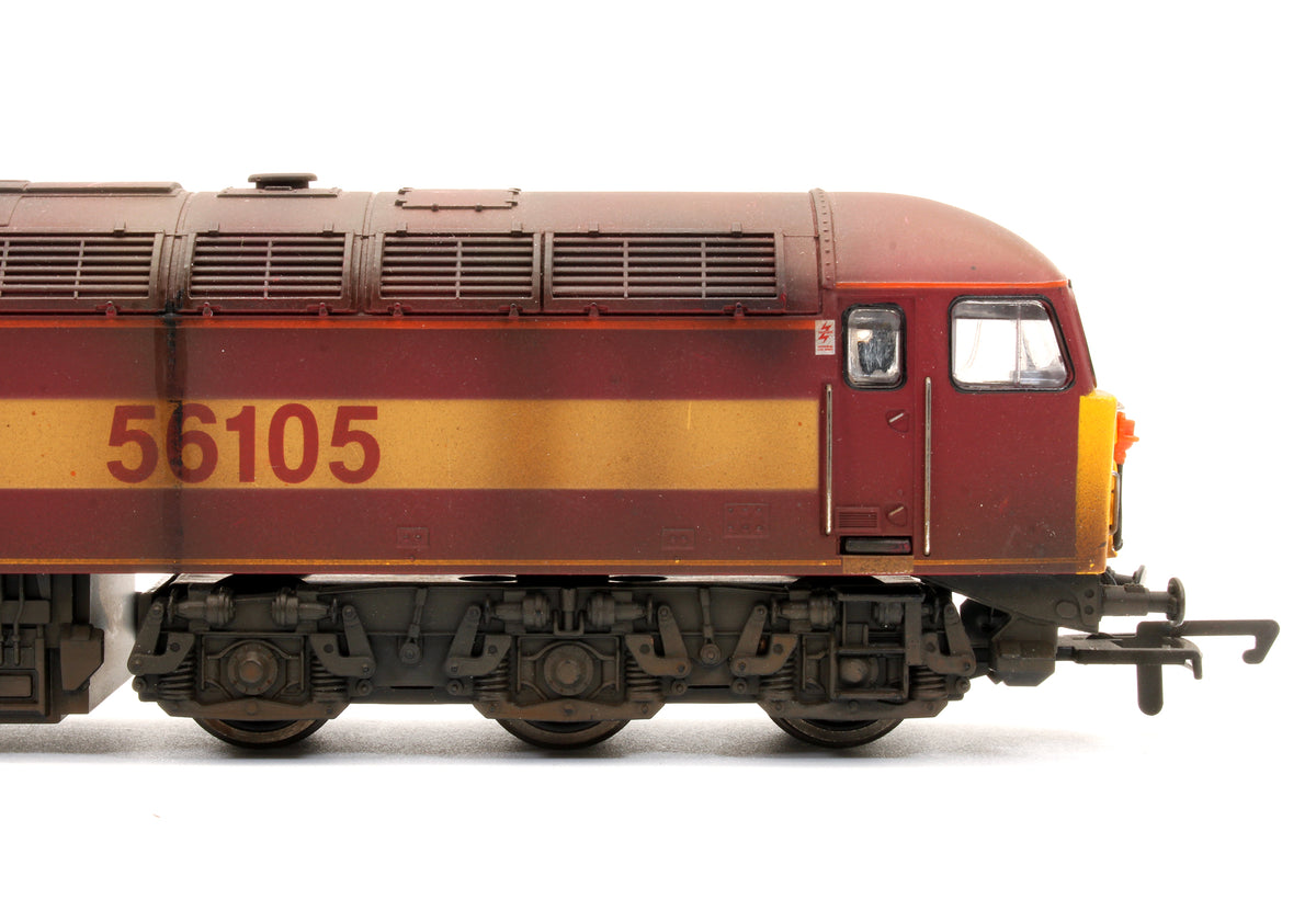 Pre-Owned EWS Class 56105 Diesel Locomotive - Custom Weathered