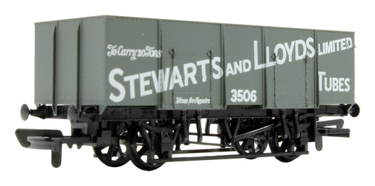 Pre-Owned 37-439 20T Steel Mineral Wagon 'Stewarts Lloyds' (Tubes) No.3506