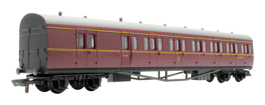 Pre-Owned 937321 57' 60' Suburban 'B' Set Coach BR Lined Maroon 'W6447W'