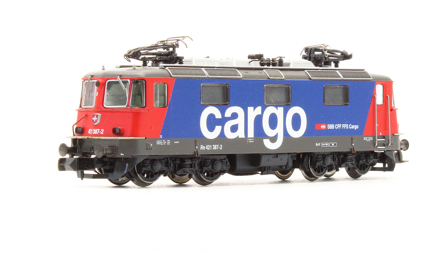 Pre-Owned SBB CFF FFS Cargo Re 421 387-2 Electric Locomotive - DCC Sound