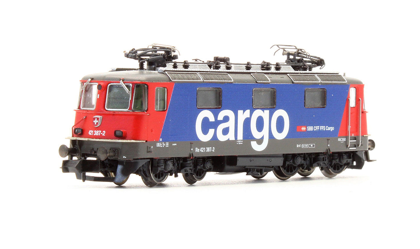 Pre-Owned SBB CFF FFS Cargo Re 421 387-2 Electric Locomotive - DCC Sound