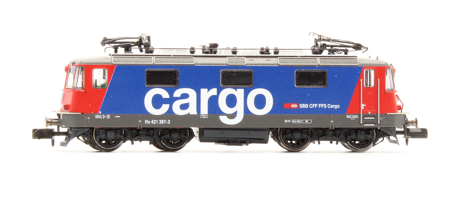 Pre-Owned SBB CFF FFS Cargo Re 421 387-2 Electric Locomotive - DCC Sound