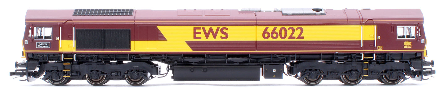 TT3030M EWS Class 66 Lafarge Charnwood 66022 Diesel Locomotive