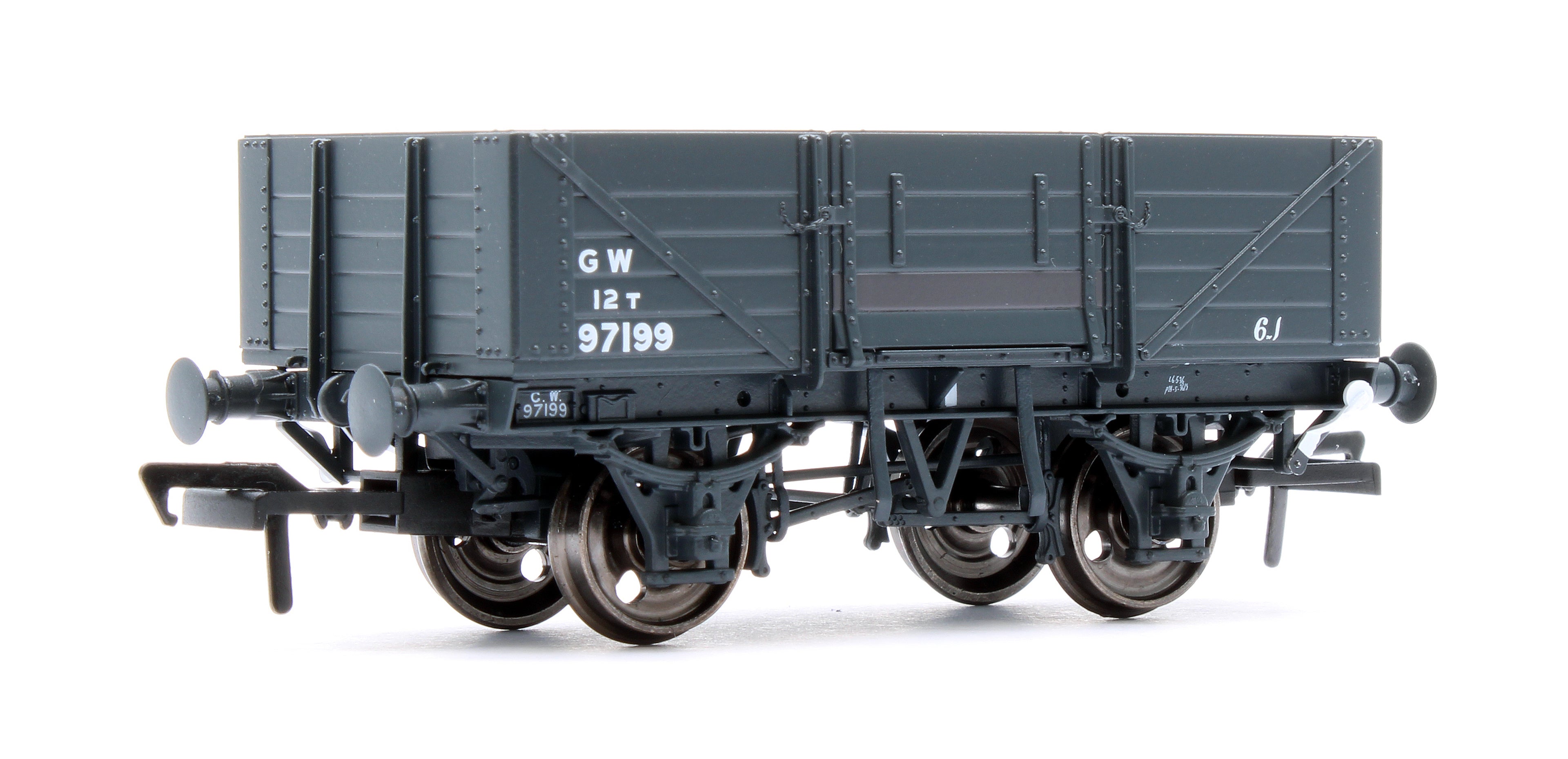 Rapido Trains UK 971007 Diagram O18 5 Plank Open - GWR – Rails