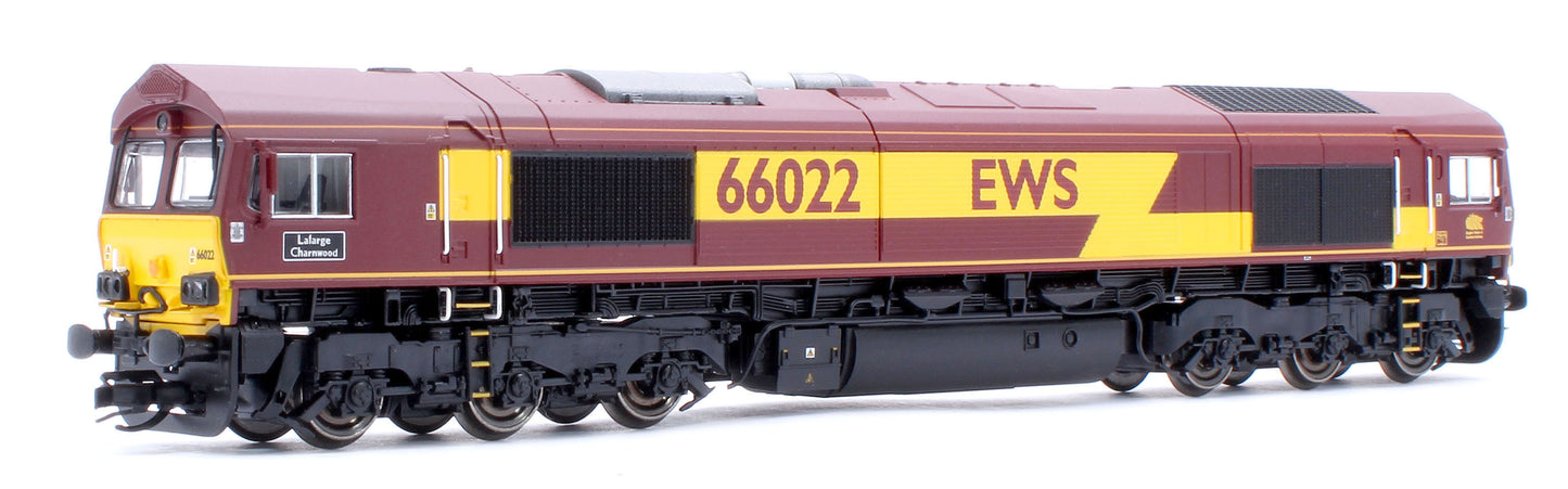 TT3030M EWS Class 66 Lafarge Charnwood 66022 Diesel Locomotive