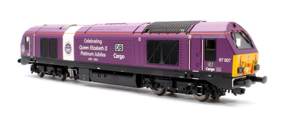 Class 67 DB Cargo Bo-Bo 67007 'Queen's Jubilee' Diesel Locomotive