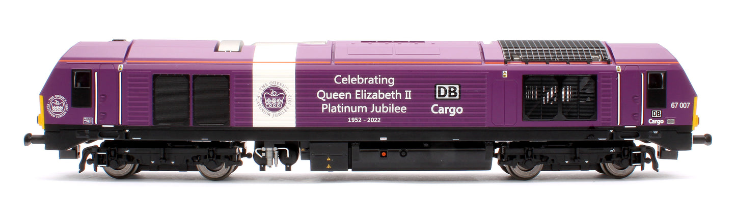 Class 67 DB Cargo Bo-Bo 67007 'Queen's Jubilee' Diesel Locomotive