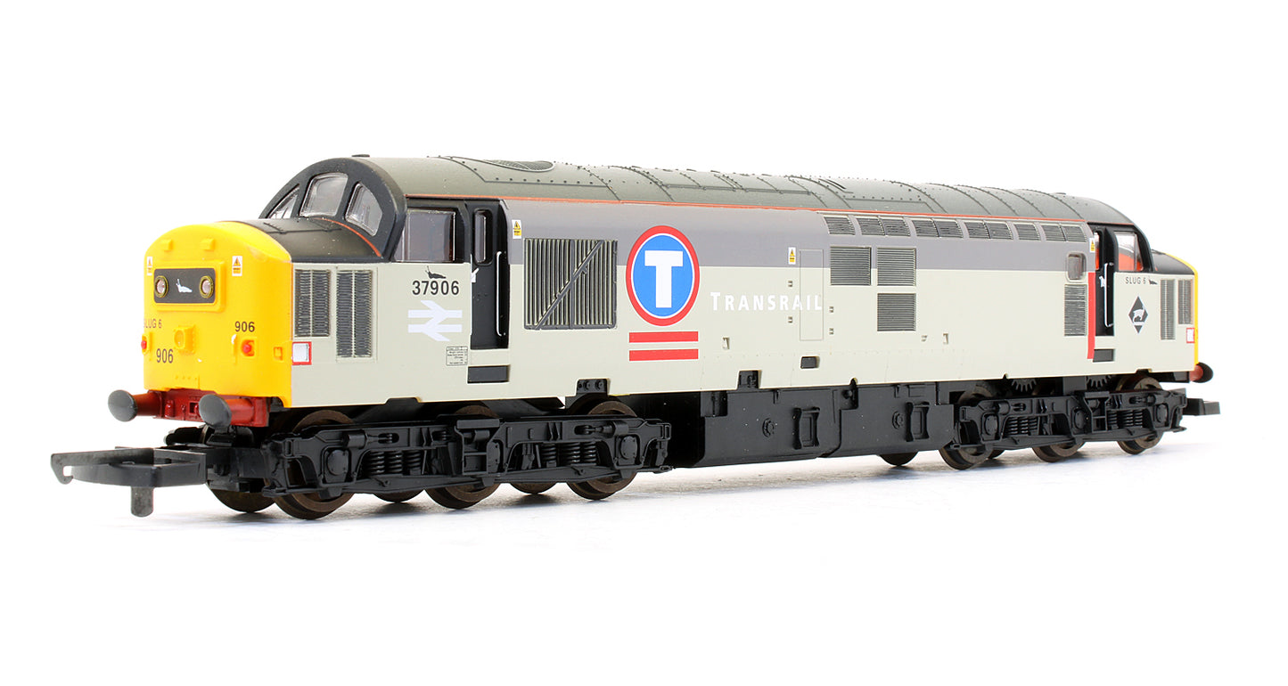 Pre-Owned Transrail Tripe Grey Class 37906 Slug 6 Diesel Locomotive