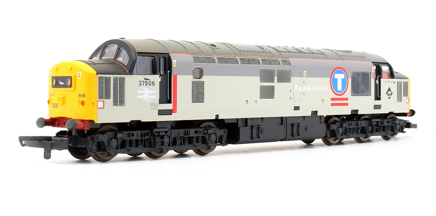 Pre-Owned Transrail Tripe Grey Class 37906 Slug 6 Diesel Locomotive