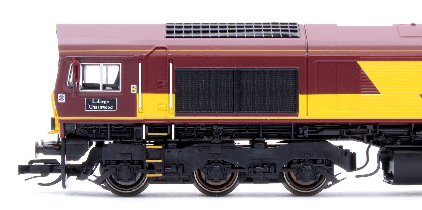 TT3030M EWS Class 66 Lafarge Charnwood 66022 Diesel Locomotive