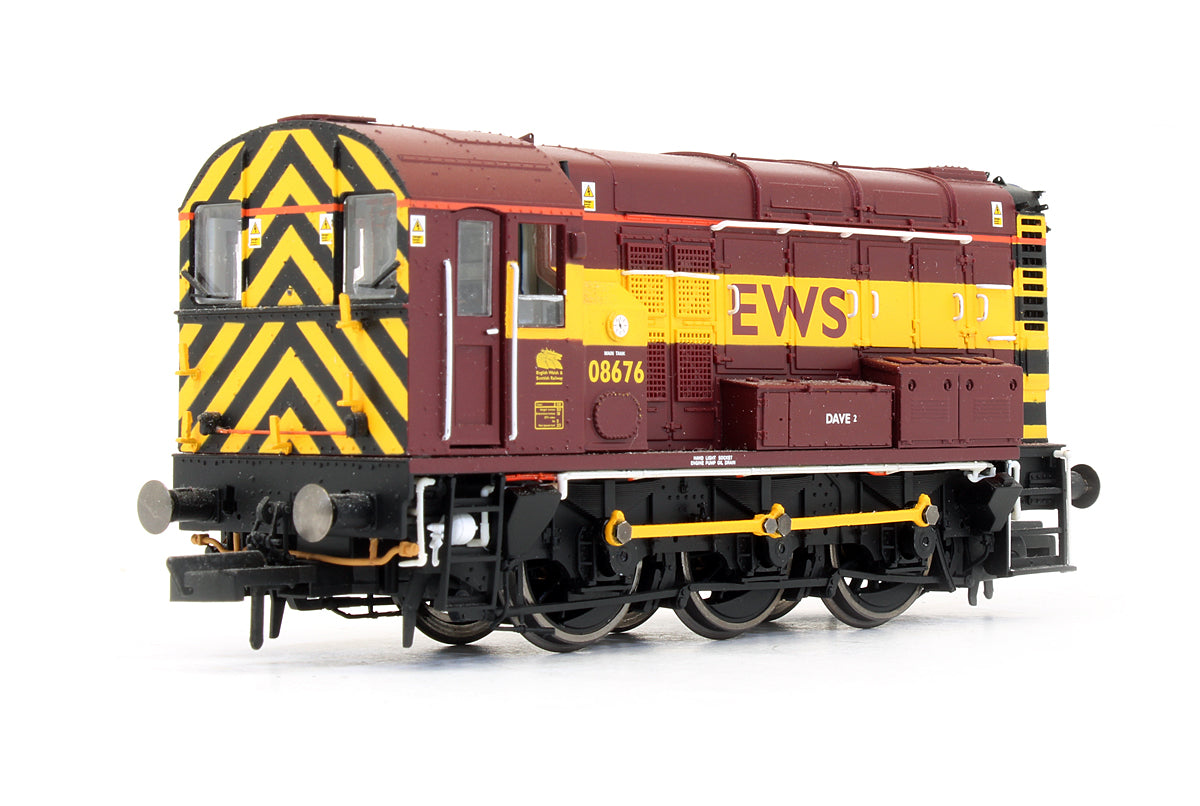 Pre-Owned Class 08676 EWS 'Dave 2' Diesel Shunter Locomotive - DCC Fitted