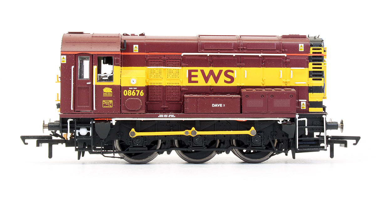 Pre-Owned Class 08676 EWS 'Dave 2' Diesel Shunter Locomotive - DCC Fitted