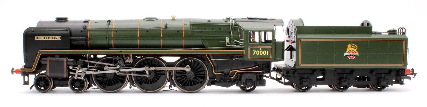 Pre-Owned Britannia Class BR Green (Early) 'Lord Hurcomb' 70001 4-6-2 Steam Locomotive - DCC Fitted