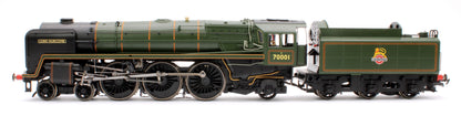 Pre-Owned Britannia Class BR Green (Early) 'Lord Hurcomb' 70001 4-6-2 Steam Locomotive - DCC Fitted