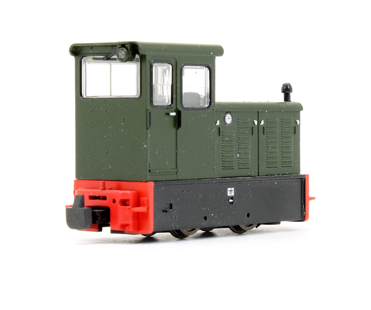 Pre-Owned 392-026 Baguley-Drewry 70hp Diesel Green Diesel Locomotive