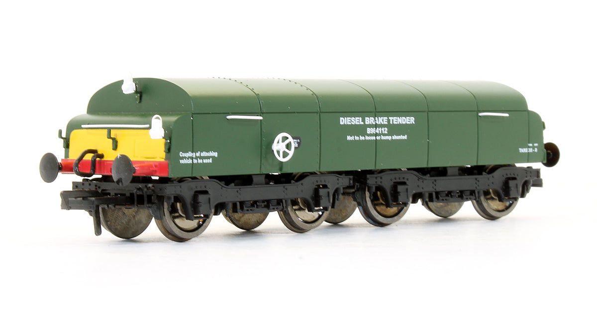 Pre-Owned BR Diesel Brake Tender B964112 BR Green Small Yellow Panels