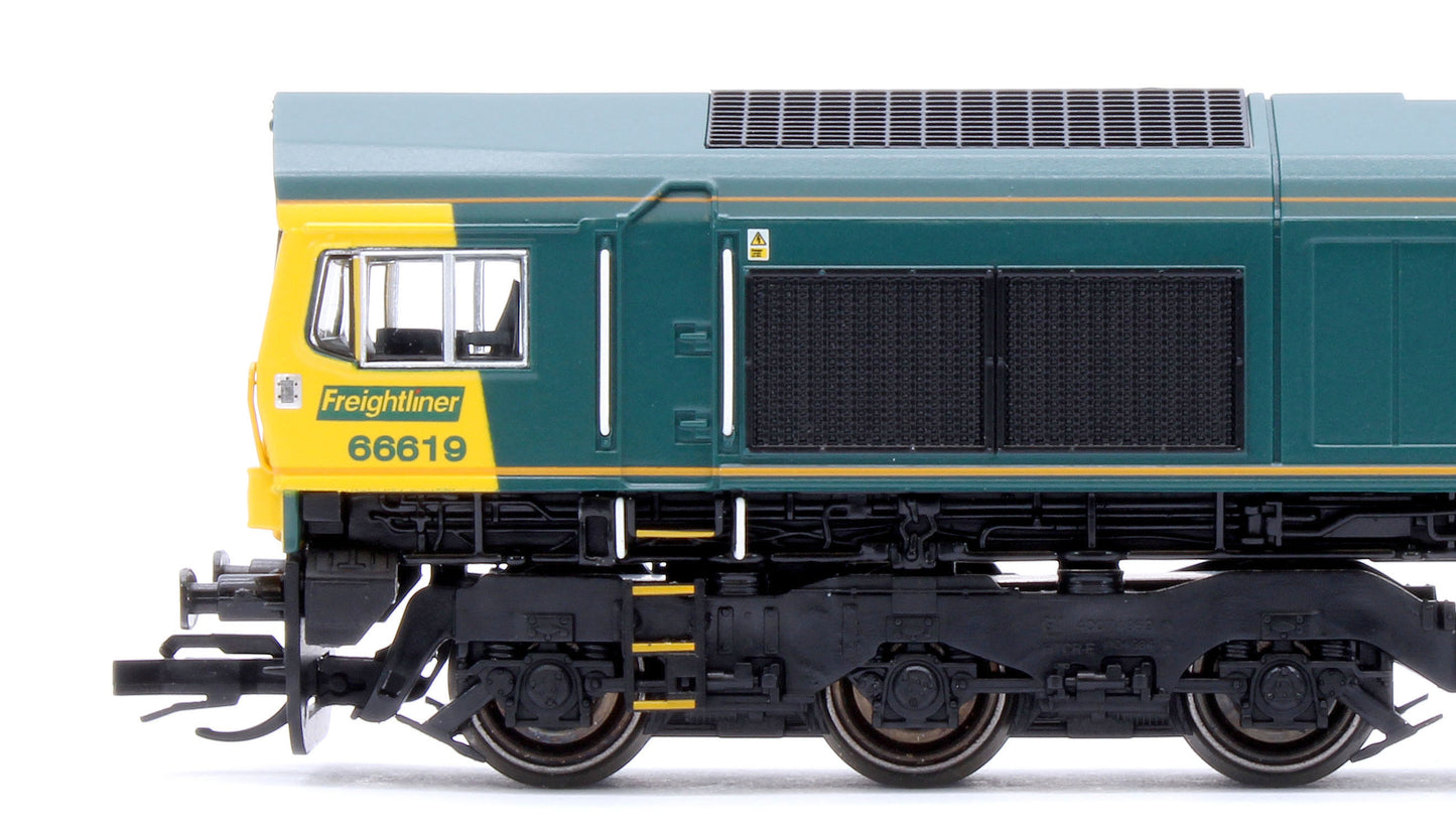 TT3031M Freightliner Class 66 Derek W Johnson MBE 66619 Diesel Locomotive