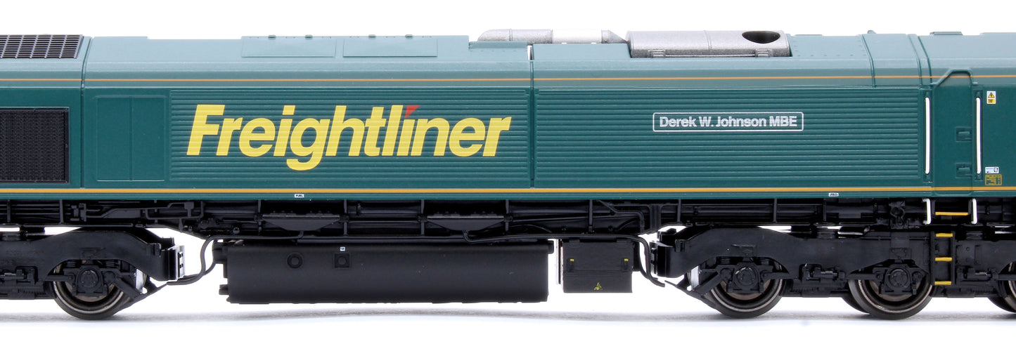 TT3031M Freightliner Class 66 Derek W Johnson MBE 66619 Diesel Locomotive
