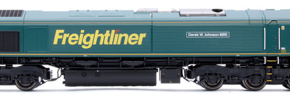 TT3031M Freightliner Class 66 Derek W Johnson MBE 66619 Diesel Locomotive