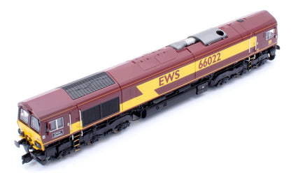 TT3030M EWS Class 66 Lafarge Charnwood 66022 Diesel Locomotive