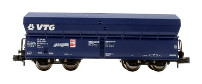 Pre-Owned 15447 VTG Fals Covered Hopper Blue 5 Car Wagon Set