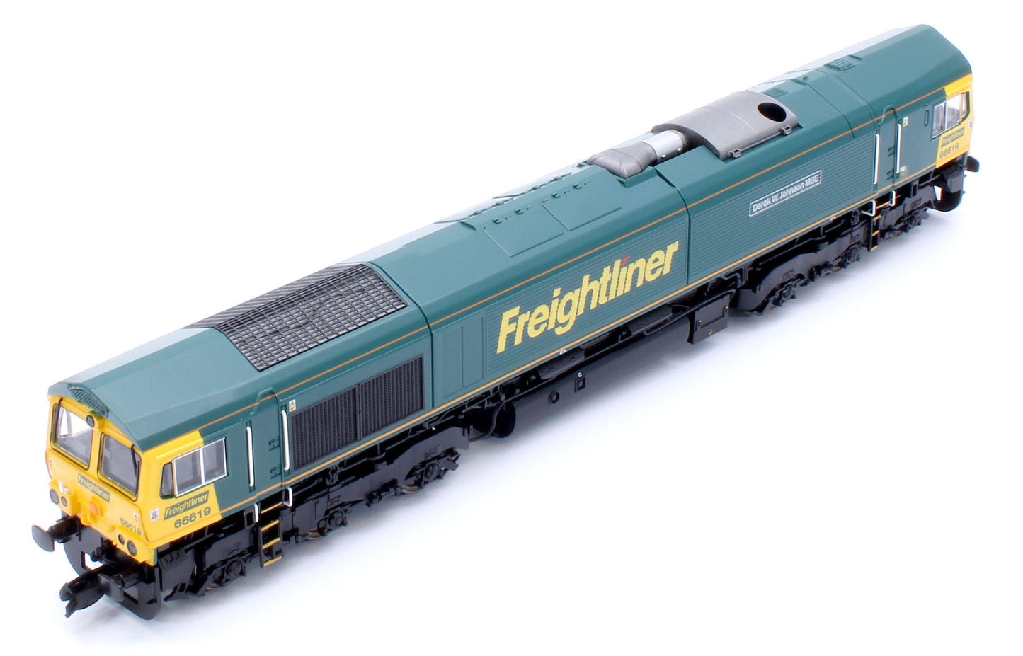 TT3031M Freightliner Class 66 Derek W Johnson MBE 66619 Diesel Locomotive