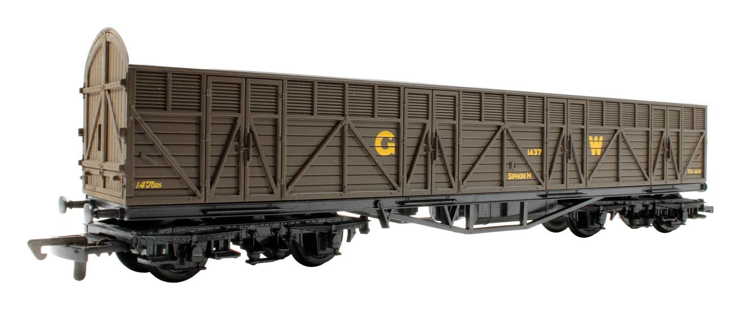 Pre-Owned 54308 GWR 50' Bogie Milk Van 'Siphon H' No.1437