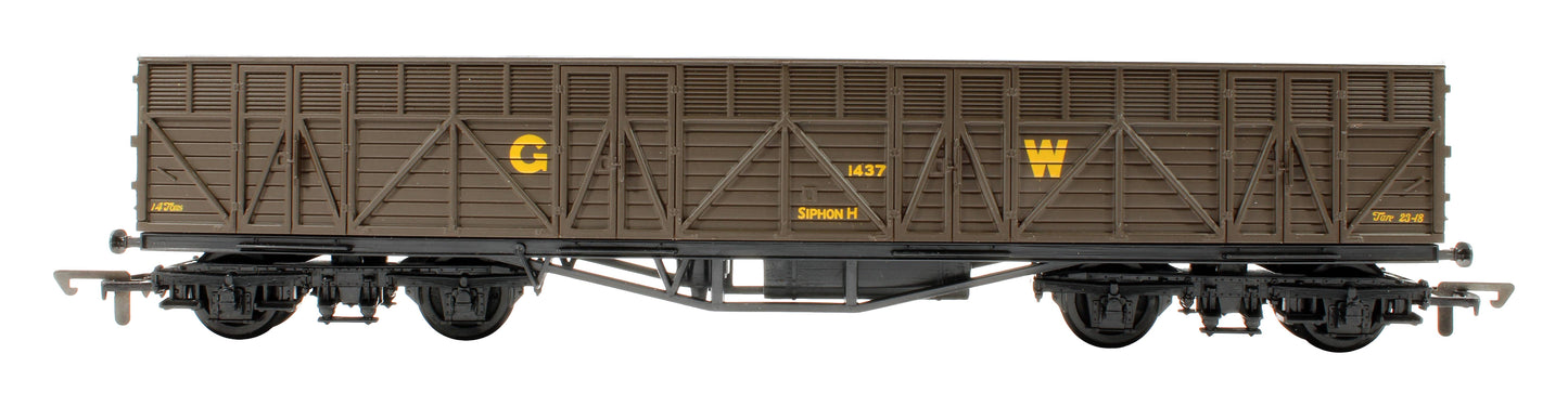 Pre-Owned 54308 GWR 50' Bogie Milk Van 'Siphon H' No.1437