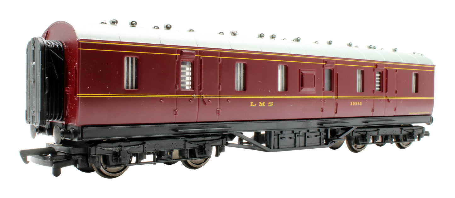 Pre-Owned 37118 50' LMS Maroon BG Parcels Van '30965'