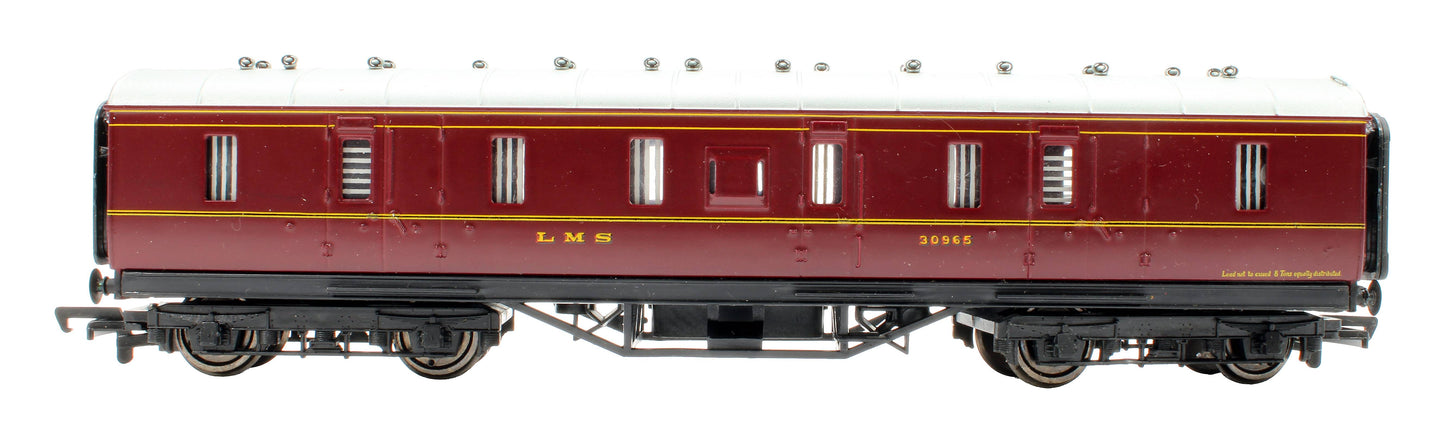 Pre-Owned 37118 50' LMS Maroon BG Parcels Van '30965'