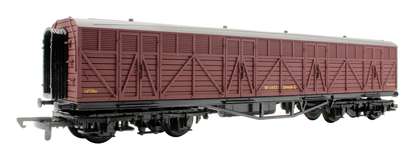 Pre-Owned 54307-5 BR Maroon (ex-GWR) 'Siphon G' Wagon W1452